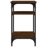 NNEVL Side Table Brown Oak 35x30x60 cm Engineered Wood