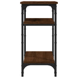 NNEVL Side Table Brown Oak 35x30x60 cm Engineered Wood
