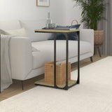 NNEVL Side Table Sonoma Oak 40x30x60 cm Engineered Wood