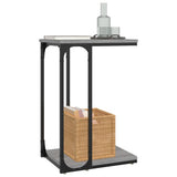 NNEVL Side Table Grey Sonoma 40x30x60 cm Engineered Wood