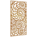 NNEVL Garden Wall Decoration 105x55 cm Corten Steel Shell Design