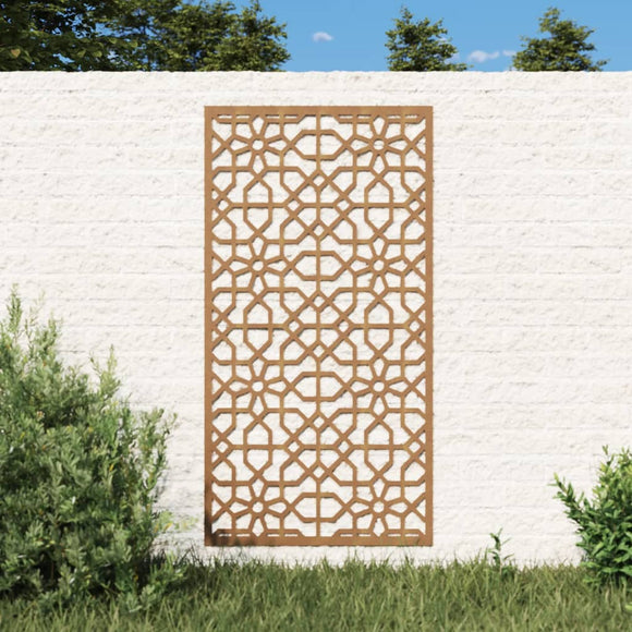 NNEVL Garden Wall Decoration 105x55 cm Corten Steel Moorish Design