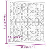 NNEVL Garden Wall Decoration 55x55 cm Corten Steel Moorish Design