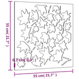 NNEVL Garden Wall Decoration 55x55 cm Corten Steel Maple Leaf Design