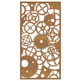 NNEVL Garden Wall Decoration 105x55 cm Corten Steel Gear Wheel Design