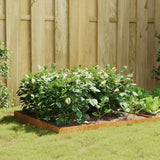 NNEVL Garden Raised Bed 100x100x18.5 cm Corten Steel