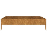 NNEVL Garden Raised Bed 100x100x26 cm Corten Steel