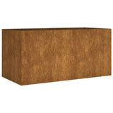 NNEVL Planter 80x40x40 cm Corten Steel
