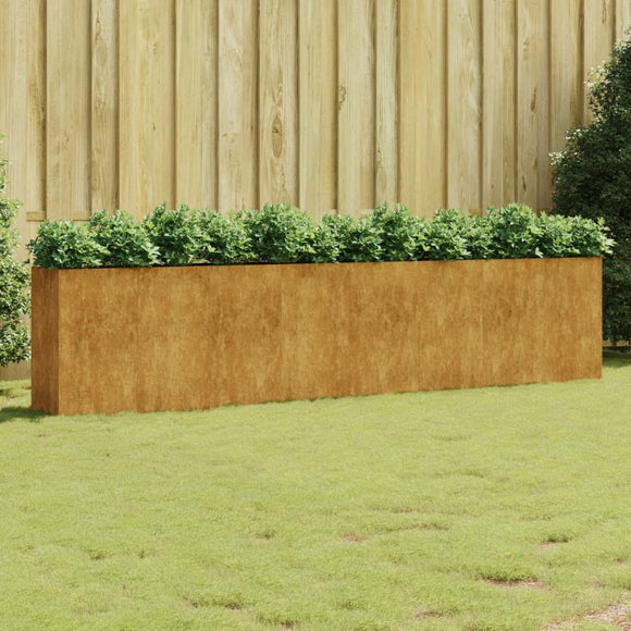 NNEVL Garden Raised Bed 360x40x80 cm Corten Steel
