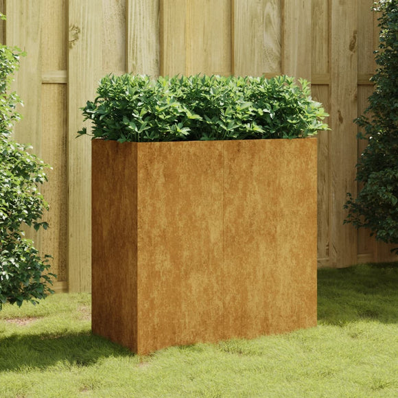 NNEVL Planter 40x80x80 cm Corten Steel