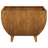 NNEVL Fire Pit 50x50x37 cm Corten Steel