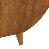 NNEVL Fire Pit 50x50x37 cm Corten Steel