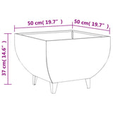NNEVL Fire Pit 50x50x37 cm Corten Steel