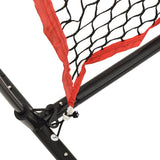 NNEVL Portable Baseball Net Black and Red 183x105x183 cm Polyester