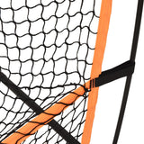 NNEVL Golf Practice Net Black and Orange 215x107x216 cm Polyester