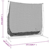 NNEVL Golf Practice Net Black and Orange 215x107x216 cm Polyester