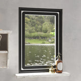 NNEVL Magnetic Insect Screen for Windows White 80x120 cm