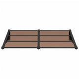NNEVL Door Canopy Black 152.5x90 cm Polycarbonate