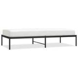 NNEVL Metal Bed Frame Black 92x187 cm Single