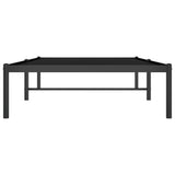 NNEVL Metal Bed Frame Black 92x187 cm Single