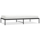 NNEVL Metal Bed Frame Black 107x203 cm