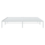 NNEVL Metal Bed Frame White 183x203 cm King