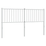 NNEVL Metal Headboard White 152 cm