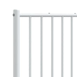 NNEVL Metal Headboard White 152 cm