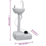 NNEVL Portable Camping Handwash Stand and Water Tank Set