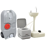 NNEVL Portable Camping Toilet and Handwash Stand Set with Water Tank