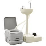 NNEVL Portable Camping Toilet and Handwash Stand Set with Water Tank