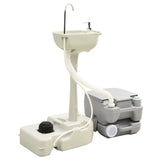 NNEVL Portable Camping Toilet and Handwash Stand Set with Water Tank