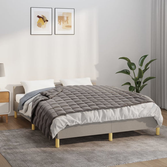 NNEVL Weighted Blanket Grey 122x183 cm 9 kg Fabric