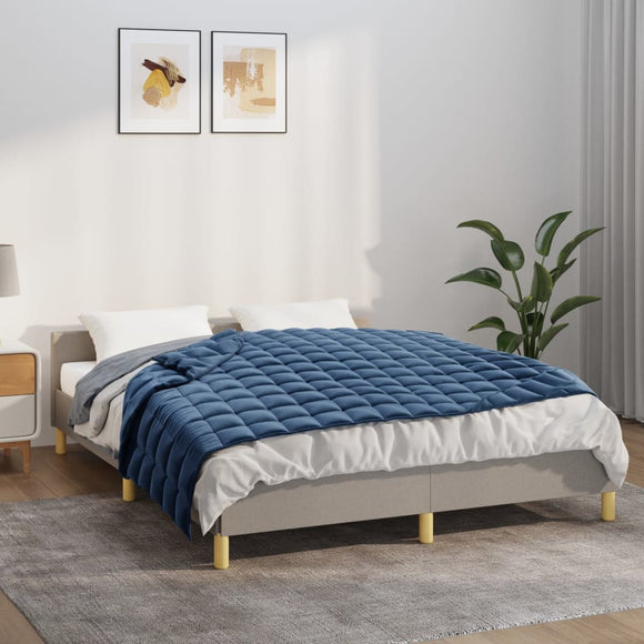 NNEVL Weighted Blanket Blue 122x183 cm 9 kg Fabric