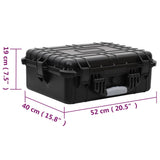 NNEVL Portable Flight Case Black 52x40x19 cm PP