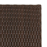 NNEVL Folding Table Brown 45x35x32 cm Poly Rattan