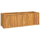 NNEVL Raised Bed 150x50x50 cm Solid Wood Teak