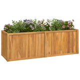 NNEVL Raised Bed 150x50x50 cm Solid Wood Teak