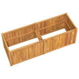 NNEVL Raised Bed 150x50x50 cm Solid Wood Teak