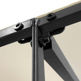 NNEVL Canopy Cream 4x3 m 180 g/m² Fabric and Steel