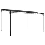 NNEVL Canopy Anthracite 4x3 m 180 g/m² Fabric and Steel