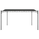 NNEVL Canopy Anthracite 4x3 m 180 g/m² Fabric and Steel