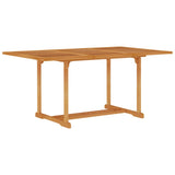 NNEVL 7 Piece Garden Dining Set Solid Wood Teak