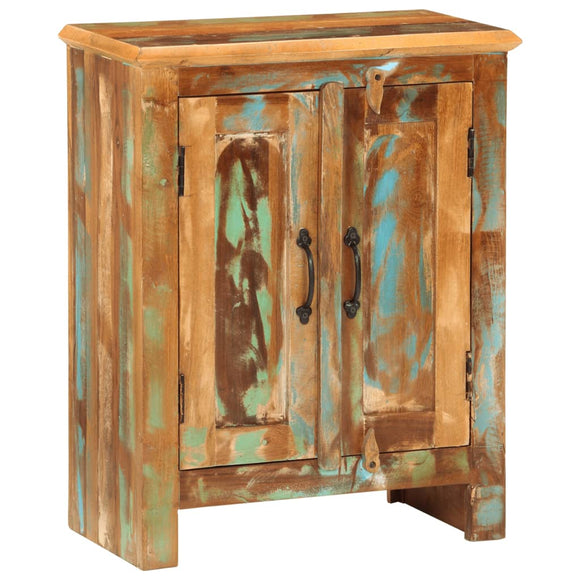 NNEVL Sideboard with 2 Doors 55x30x70 cm Solid Wood Reclaimed