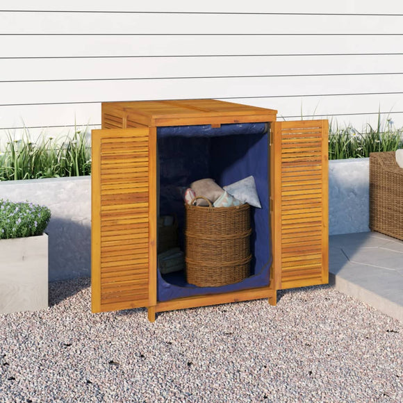NNEVL Garden Storage Box 70x87x104 cm Solid Wood Acacia