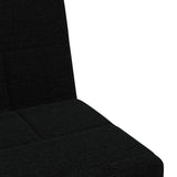 NNEVL Sofa Bed with Cup Holders Black Fabric