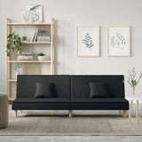 NNEVL Sofa Bed Black Fabric