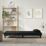 NNEVL Sofa Bed Black Velvet