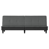 NNEVL Sofa Bed Dark Grey Fabric