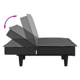 NNEVL Sofa Bed Dark Grey Fabric